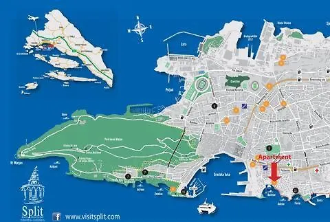 아파트 Studio At Bacvice Beach 스플리트 크로아티아